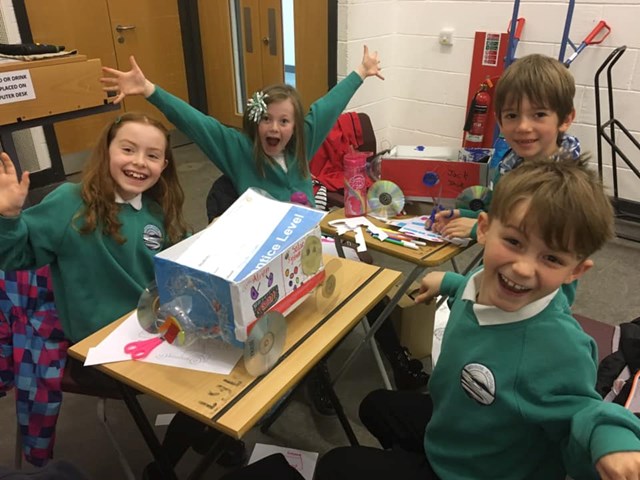 A96 schools programme on road to success: Pupils from Uryside Primary