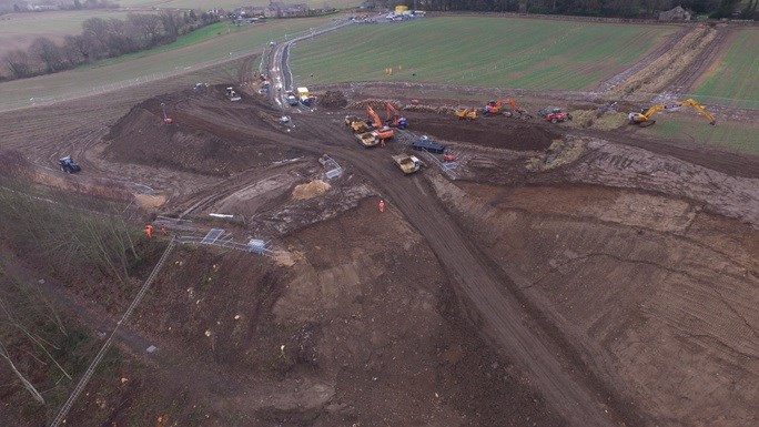 Aerial photographs of the site at Farnley Haugh (3)