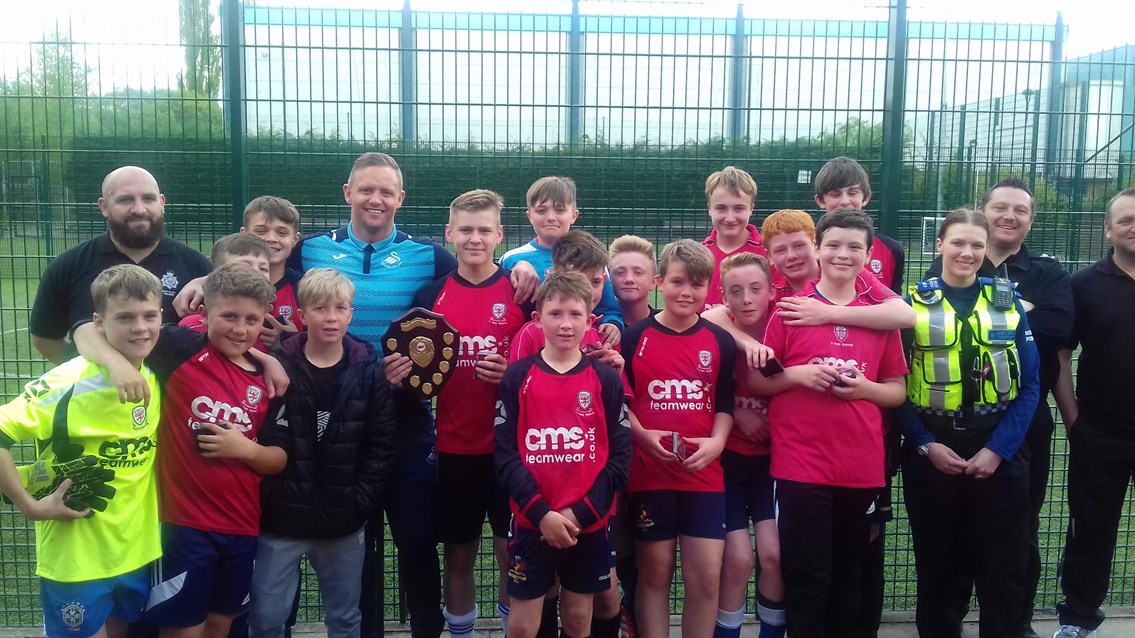 Football tournament tackles rail safety in Wales: Lee Trundle visited the tournament in Merthyr Tydfil