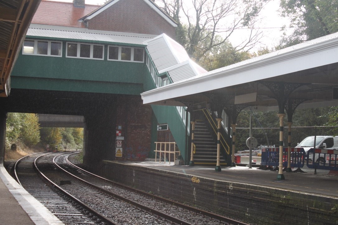 Footbridge at Eridge station