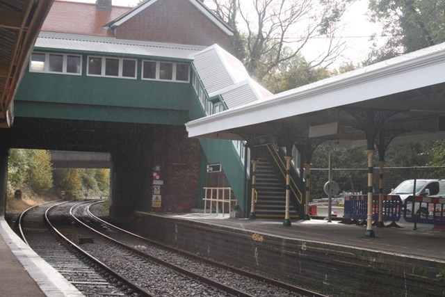 Footbridge at Eridge station