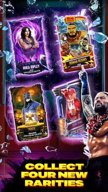 WWE SuperCard Collect Four New Rarities