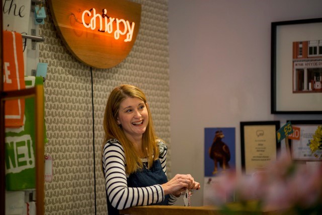 Leeds MicroBusiness Support Service: Jo McBeath, owner of Chapel Allerton-based Chirpy, a design-led gift shop and workshop space that has signed up to the Leeds MicroBusiness Support Service.