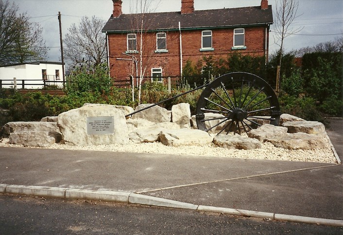Eye of the Miner: A memorial to the Peckfield Pit disaster located in Micklefield.