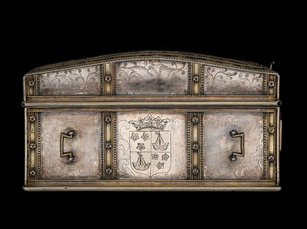 07. Silver casket. Image copyright National Museums Scotland