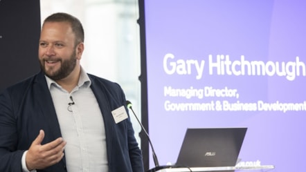 Gary Hitchmough speaking cropped