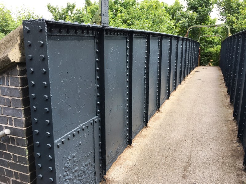 Coldwick bridge after clean up