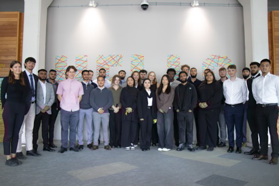 Groupshot-32 students from eight universities have joined the 2025 undergradudate summer programme on HS2: Groupshot-32 students from eight universities have joined the 2025 undergradudate summer programme on HS2