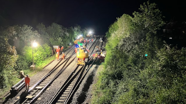 Trains running again between Gloucester and Bristol after engineering work completed: Early May BH work glocs-bris