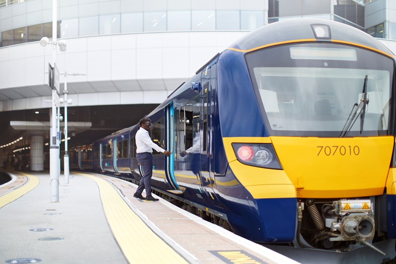 Brighter, fresher, smarter new City Beam trains enter service in South East London and North Kent: Class 707 Cannon Street