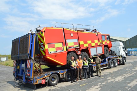 St Athen fire truck donation to Kharkiv Airport 5-2