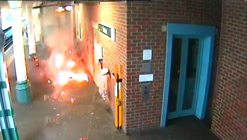 Sutton train station ebike fire March 2024