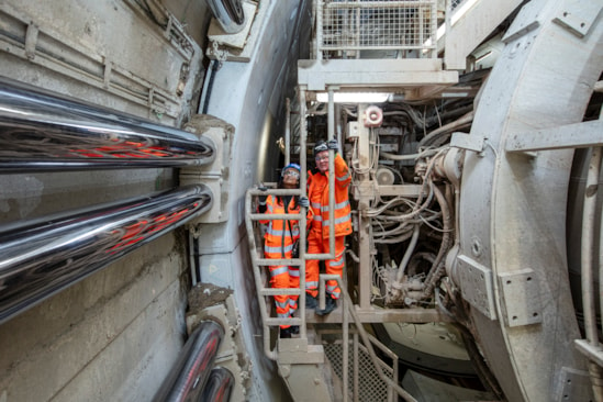 HS2 TBM Sushila Hirani visit 9: Sushila Hirani, a local schoolteacher who was chosen by a local school to have a HS2 TBM named after her, visits TBM Sushila to see progress as the tunnelling neared completion.