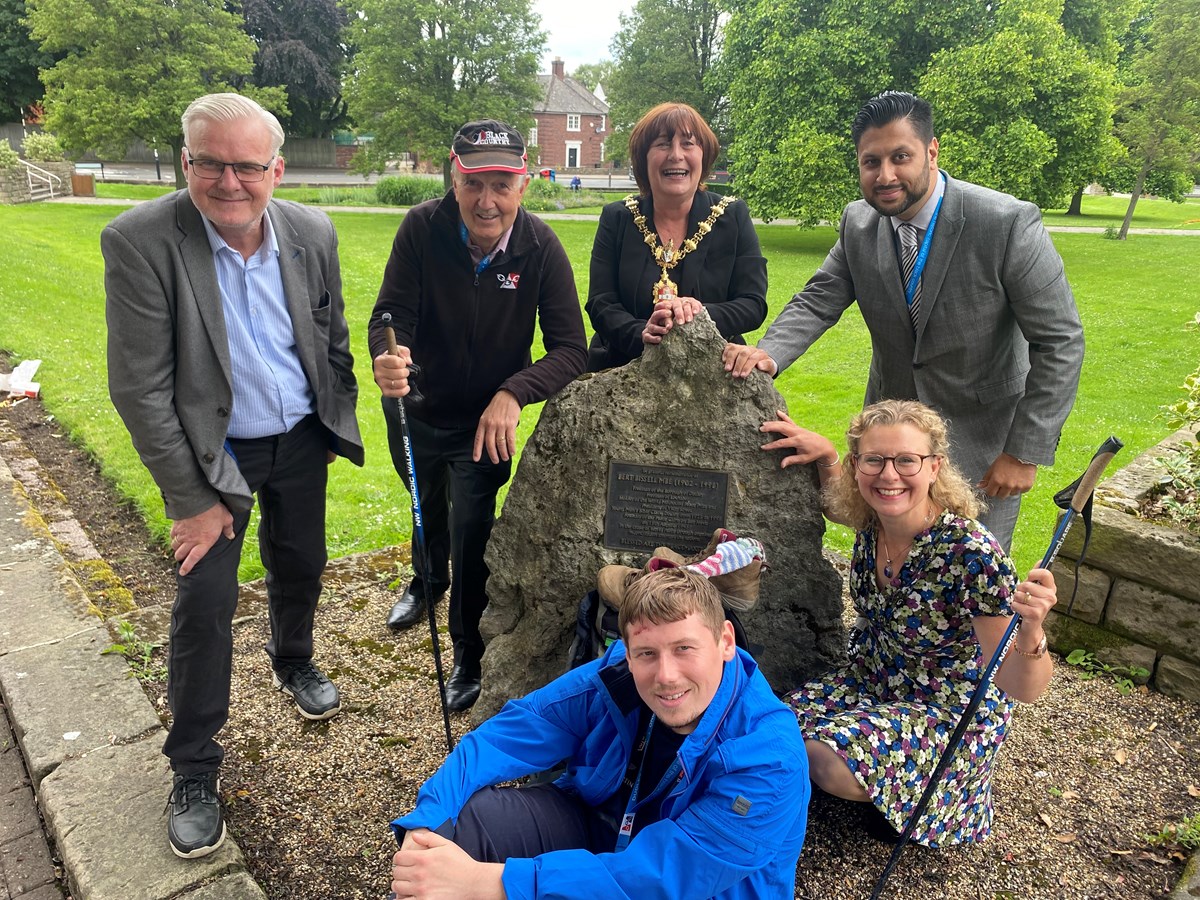 Councillors prepare for charity walk