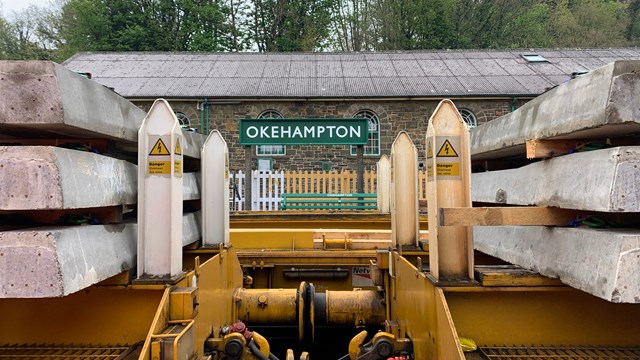 Safety warning issued as train activity to start on Dartmoor Line: Okehampton station ongoing improvements