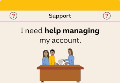 I need help managing my account: I need help managing my account
