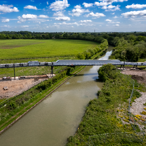 Conveyor over Grand Union Canal