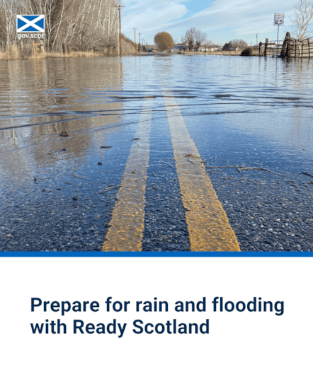 Flooded road - Portrait - Flooding - SG Resilience - September 2025