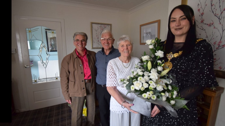 Anne and Andrew Poole celebrate Diamond Wedding Anniversary