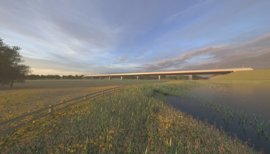 Architects visualisation of Westbury Viaduct 2: Architects visualisation of Westbury Viaduct 2