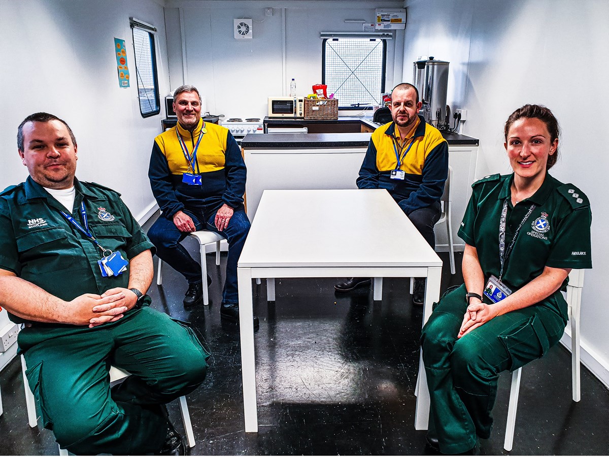 Scottish Ambulance Service Staff and Ikea furniture