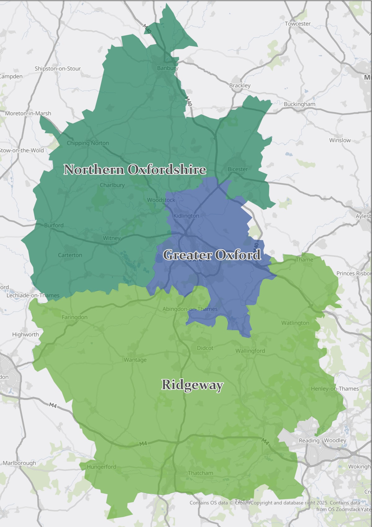 Three councils map