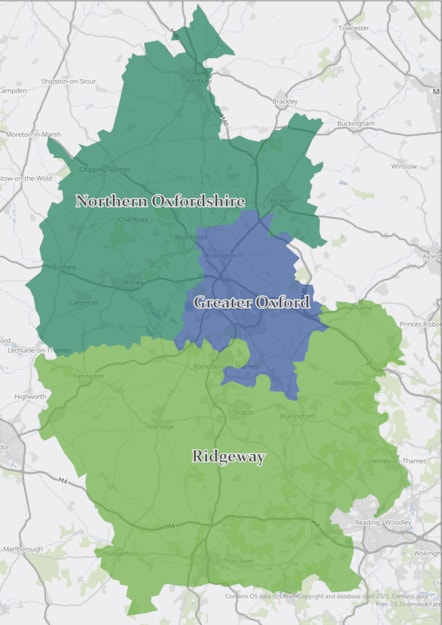 Three councils map