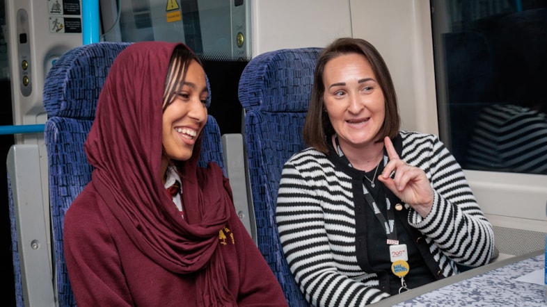 Train networking event inspires next generation of women in rail:  F7A0246