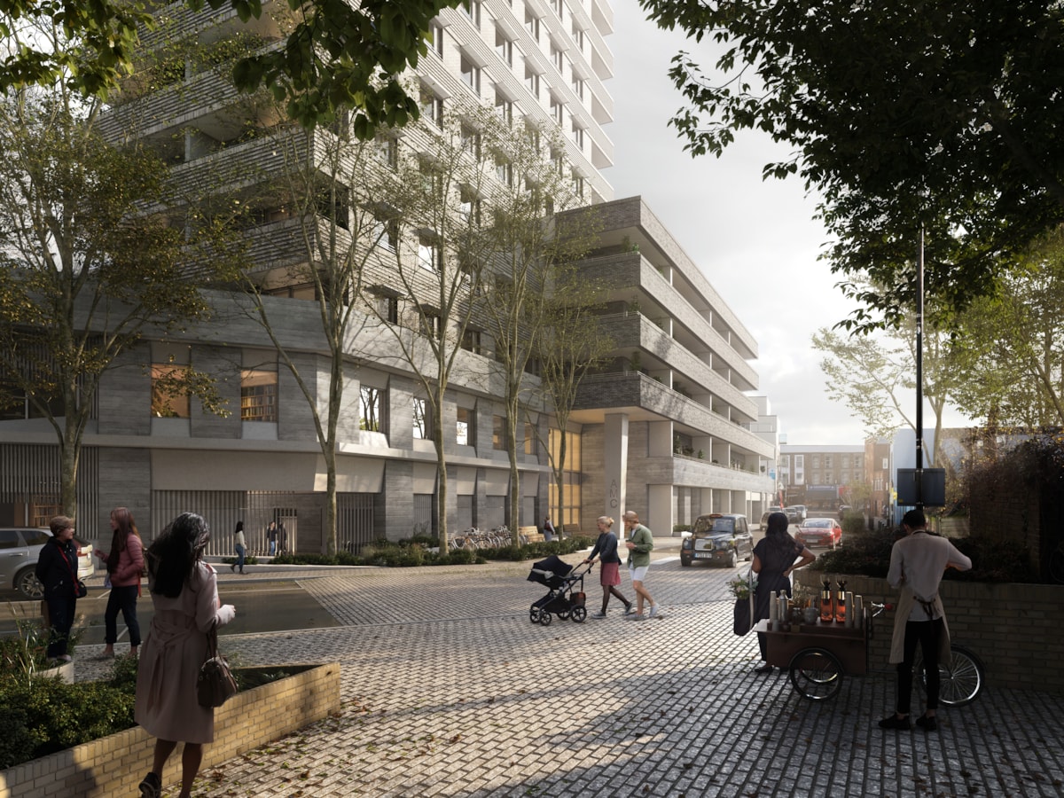 Artist interpretation of the Vorley Road development-2