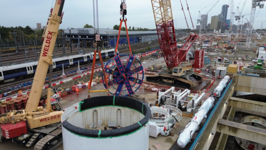 TBM Madeleine Cutterhead Lift Oct 24