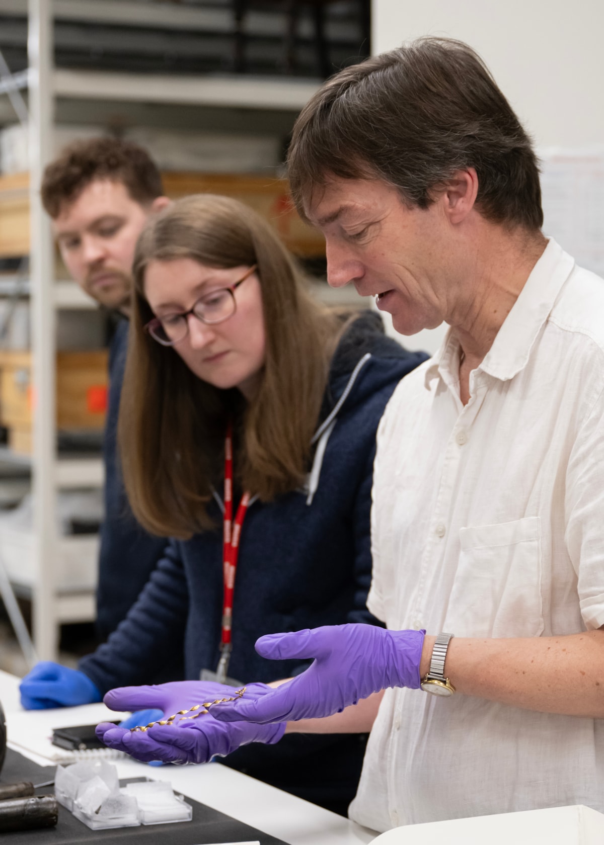 Curators meet the makers at the National Museums Collection Centre. Photo © Neil Hanna (3)