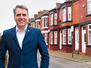Steve Rotheram on street: Steve Rotheram on street