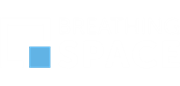 Breathing Space - logo - white: Breathing Space - logo - white
