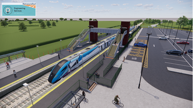 Proposed appearance of Haxby Station, credit Network Rail (1)