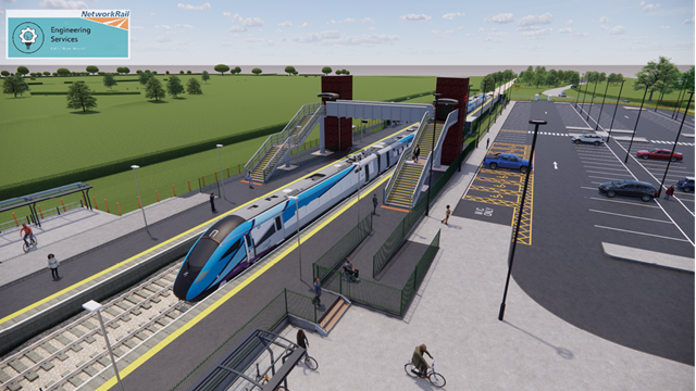 Proposed appearance of Haxby Station, credit Network Rail (1): Proposed appearance of Haxby Station, credit Network Rail (1)