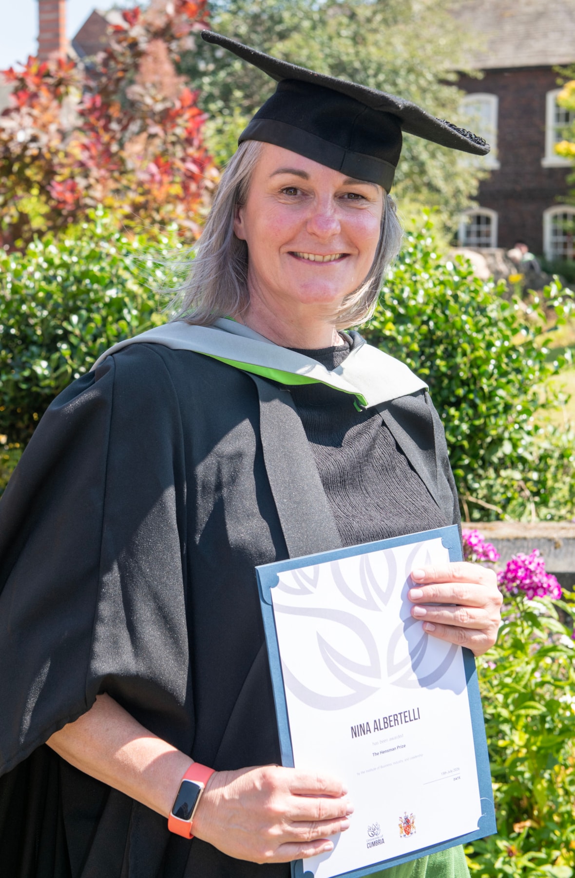Hensman Prize winner Nina Albertelli pictured after her University of Cumbria graduation at Carlisle Cathedral
Picture: Wed 15 July 2026