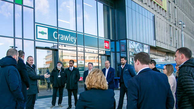 Crawley station’s £6m facelift gives 1960s building a modern makeover: Crawley station open event