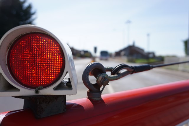 level crossing barrier light