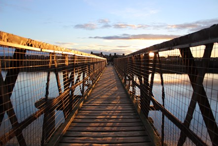 Lossiemouth East Beach footbridge