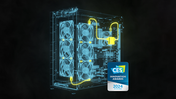 La tecnología iCUE LINK de CORSAIR, galardonada en los Premios a la Innovación CES 2024: iCUE LINK Wireframe PR