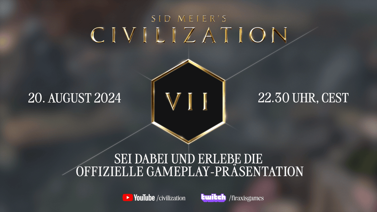 Sid Meier's Civilization VII - Gameplay Tune-in at 130 PM PT on August 20 T