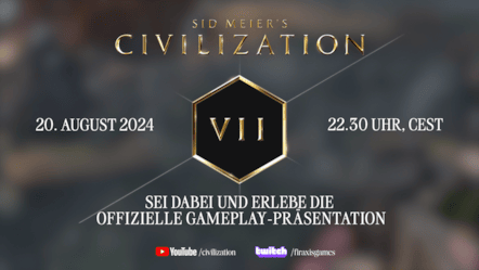 Sid Meier's Civilization VII - Gameplay Tune-in at 130 PM PT on August 20 T