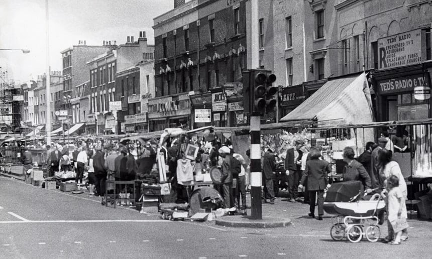 The Kingsland Waste Market in the 60s credit Hackney Archives 4