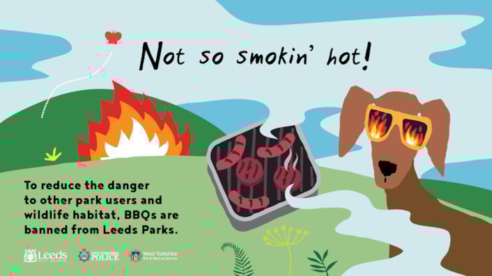 Park-goers reminded about BBQ ban in Leeds parks: BBQs 2