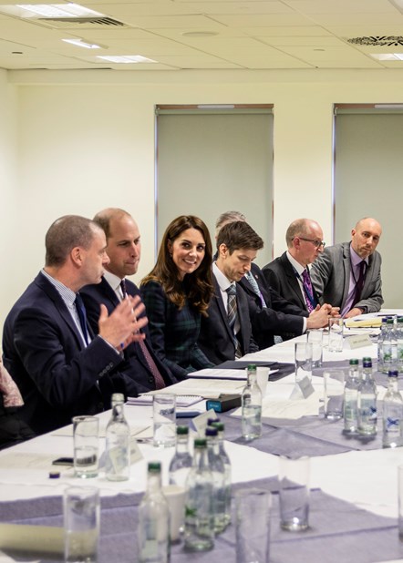 Duke and Duchess of Cambridge attend the Michelin Dundee Action Group meeting - 29 January 2019