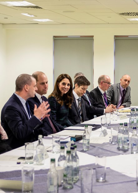 Duke and Duchess of Cambridge attend the Michelin Dundee Action Group meeting - 29 January 2019