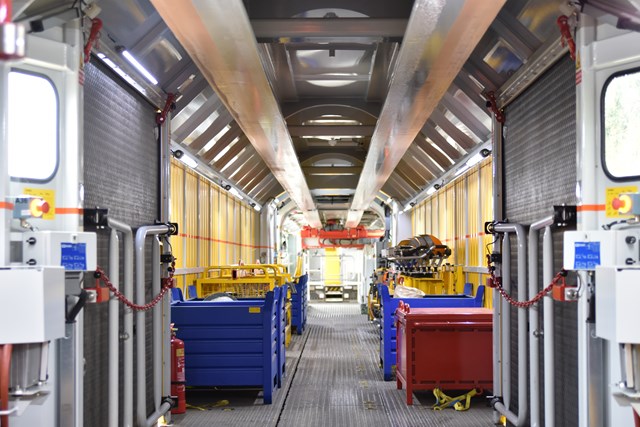 The MMT provides spacious and safe conditions for track workers