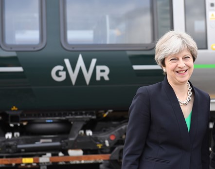 Theresa May Maidenhead sidings