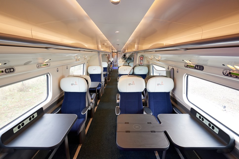 First Class - Refurbished Pendolino | Avanti West Coast News