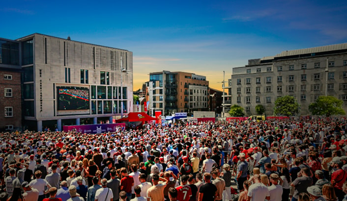 Football’s coming home to Millennium Square as city hosts Euro 2024 Fanzone: Fanzone background (1468x852px)